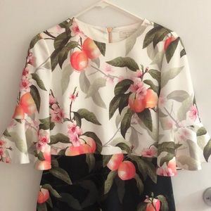 Ted Baker peach dress